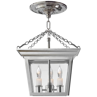 Chapman & Myers Cornice Semi-Flush Lantern