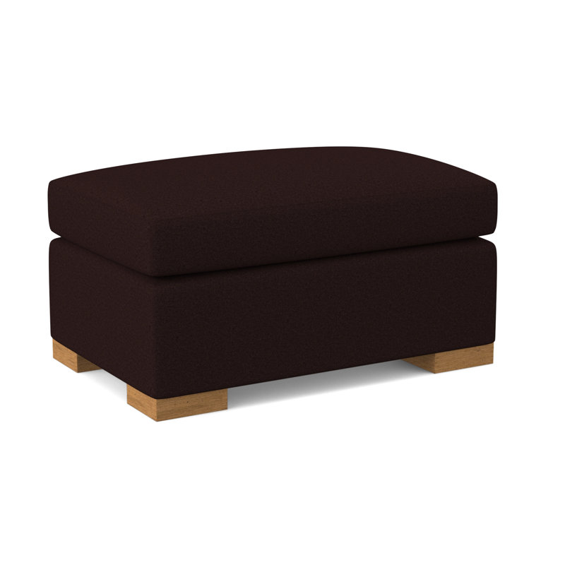 Elkins Ottoman, Amber, Margaret Mahogany