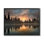 «Sunrise Lake Reflection Horizon» encadré sur bois par Dennis Frates, photographie