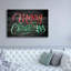 «Merry Christmas Licence Plates» par Design Turnpike, estampe numérique sur toile-2080414990