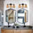 Modern 2 - Light Dimmable Rattan Shade Vanity Light-638437865