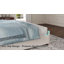 Corduroy Bed Frame with 47" Headboard, Upholstered Platfrom Bed with Vertical Stripe Wingback-114138547