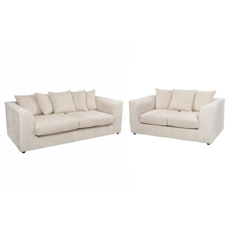 Moana 2 - Piece Living Room Set, Cream