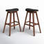 Tabouret de comptoir en bois massif Eric
