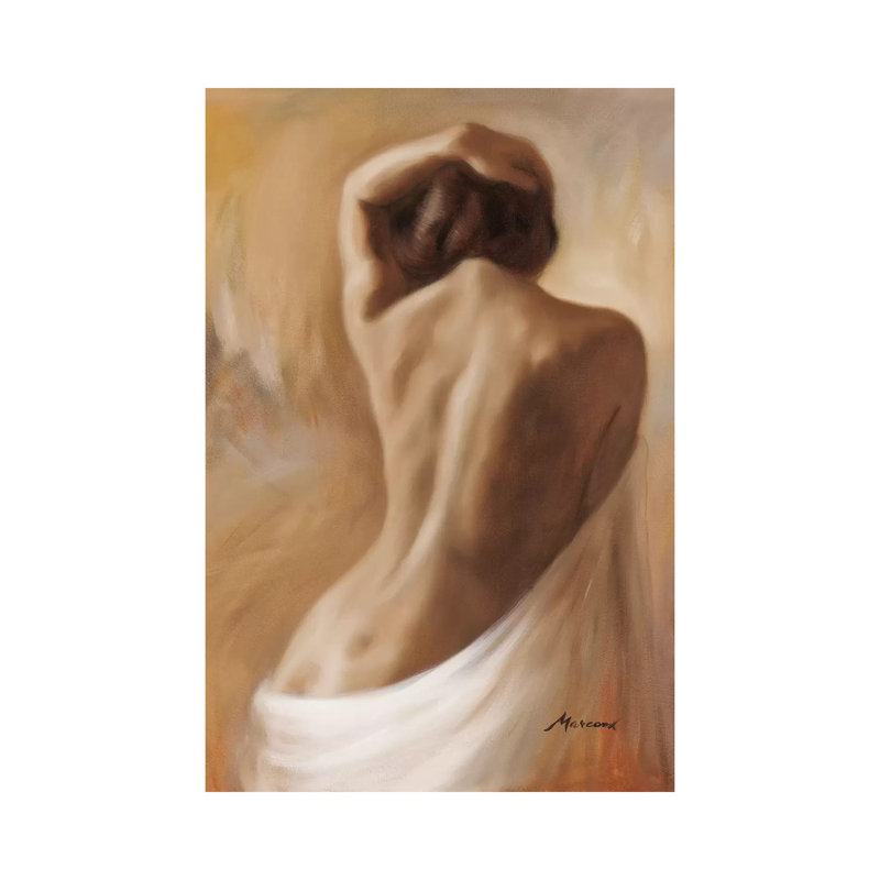 Figurative One by Julianne Marcoux - Wrapped Canvas Painting, 20.32 cm H x 30.48 cm W