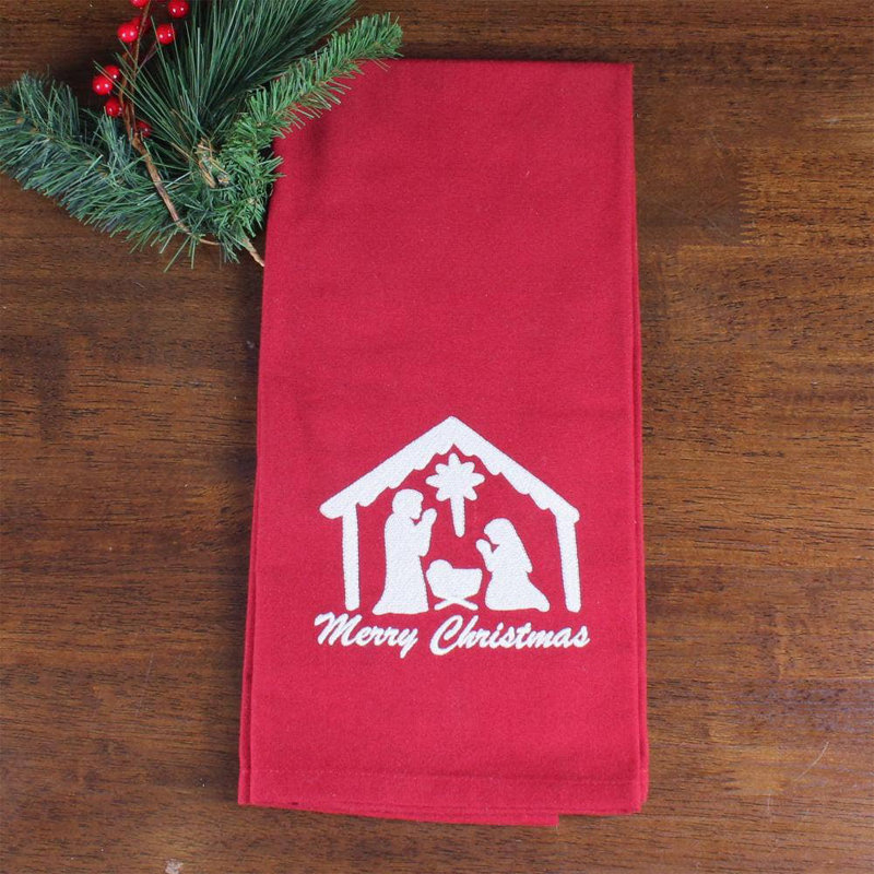 C Nativity Towel