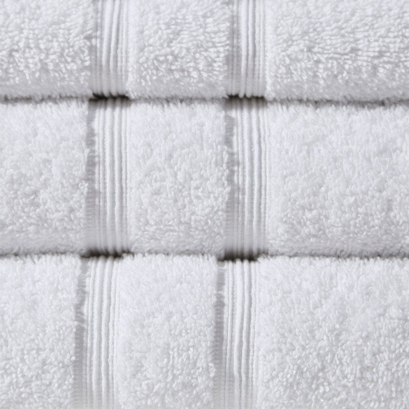 100% Turkish Cotton 6 Piece Towel Set, White