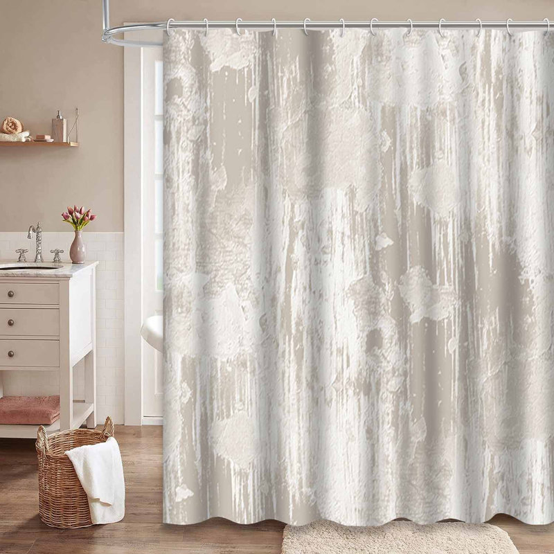 Vieux mur blanc avec une structure rustique sans soudure avec 12 crochets, L 72 po x l 84 po