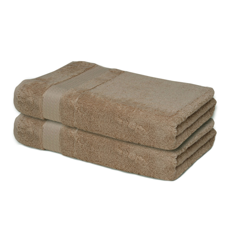 Turkish Cotton Hand Towels, Beige