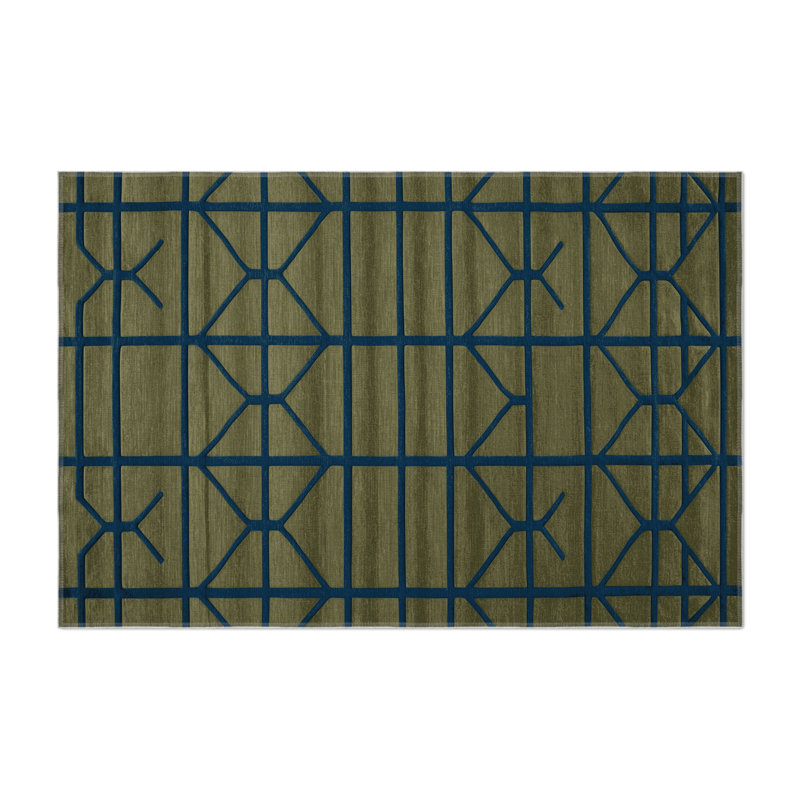 Tapis brun intérieur et extérieur Trellis, Rectangulaire 3 pi x 5 pi