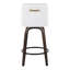 Tabouret de comptoir à hauteur fixe avec pivot-1598310342