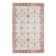 Demarquis Machine Woven Polyester Oriental Ivory/ Red Area Rug