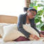 Coussin PLA avec tissu biologique-37714470