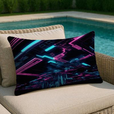Coussin intérieur et extérieur Lumina Fractals