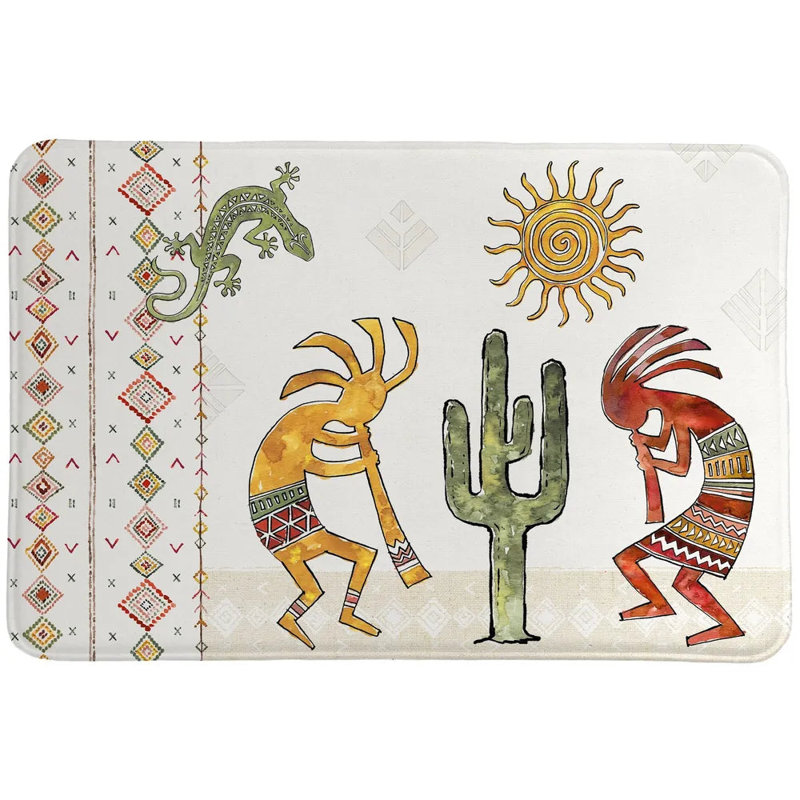 Tapis en mousse à mémoire de forme Southwest Flair