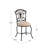 Lunde Steel Accent Stool