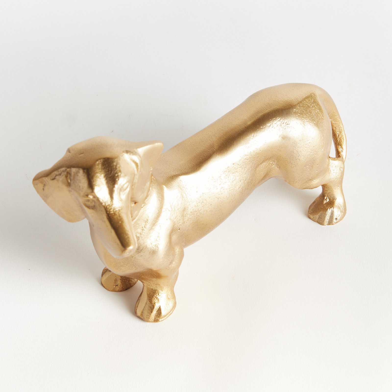 Dog Decorative Sculpture, Gold