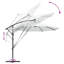 Umbrella with LED Strip Lights Polyester and Aluminium Outdoor Parasol-1633500814-1633500823