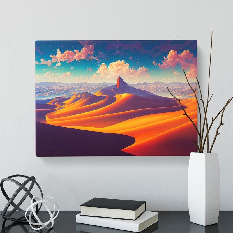 Breathtaking Mountain Landscape - Wrapped Canvas, 50cm H x 76cm W x 3cm D