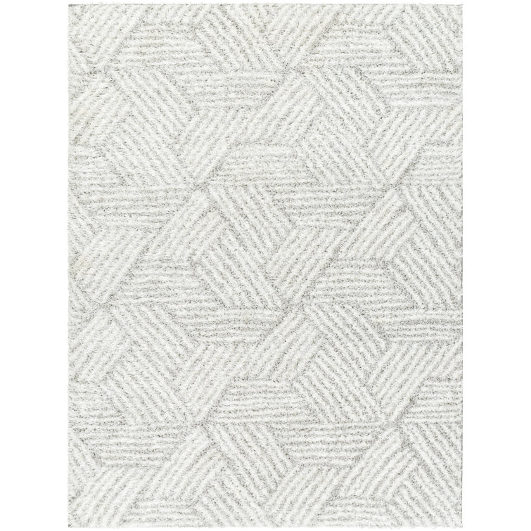 Tapis abstrait en polyester tissé à la machine Aminullah