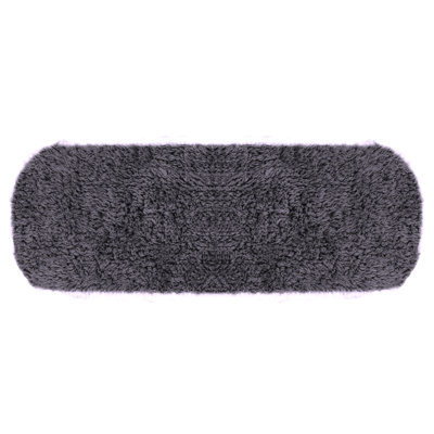 100% Cotton Tufted Bath Rug, Extra Soft & Machine Washable 10x22" Tank Cover