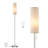 Modern Floor Lamp For Living Room With 3 Color Temperature LED Bulb, 64" Standing Lamp With Linen Shade, Minimalist Pole Design For Bedroom, Office & More