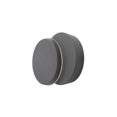 Gravity Dark Grey 14cm H Integrated LED Outdoor Armed Sconce