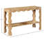 Vassa Burl Veneer Console Table-383920538