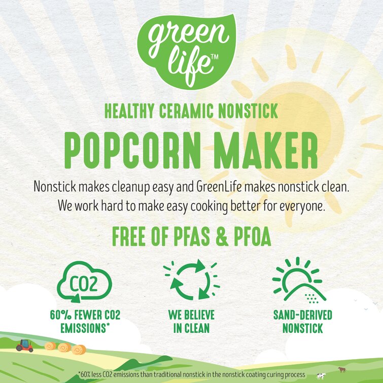 GreenLife Electric Air Popcorn Popper