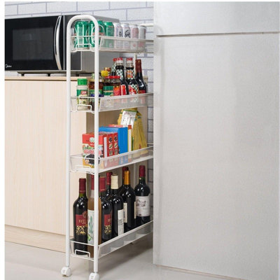 Chariot utilitaire roulant 4 couches