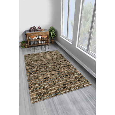 Eco-Friendly Hall Carpet, 100% Polyester, 39.4 x 59.1 inches | Antibacterial, Non-Slip PVC Dot Underside, 650 g/m² | Machine Washable, Digital Print, Low Pile Height 0.2 inches | Perfect for Living Room & Entryway Decor