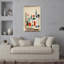 Cityscape Collage Abstract Contemporary Geometric Architecture City Wall Art Print 1 Piece Wrapped Canvas Wall Art-535806330