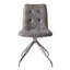 Ensemble de 2 chaises de salle à manger rembourrées Nyx Grey