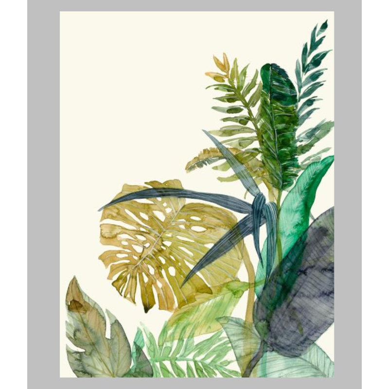 «Tropix II» par Sara Brown - impression, Extérieur, H 32 po x l 24 po x P 1,5 po