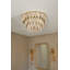 TIFFANY 1 LIGHT SEMI FLUSH