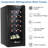 Winado Single Zone 13.8'' Freestanding 18 Bottle Wine & Beverage Refrigerator