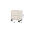 Ensemble de chambre à coucher grand 5 pièces en crème