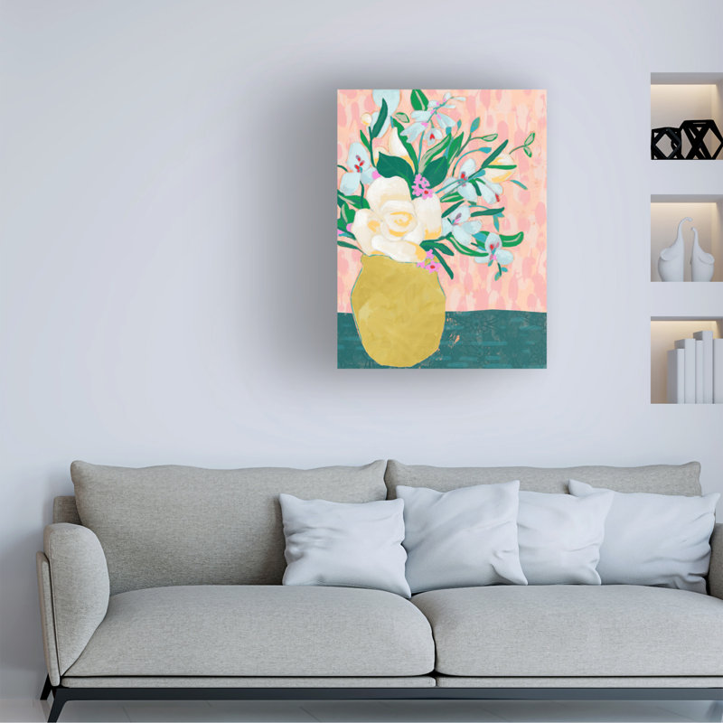 "Ologia Arrangement I "sur un motif bolognique, H 19 po x l 14 po
