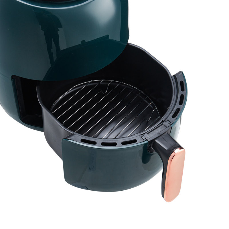 5.5L Knob Air Fryer, Dark Green