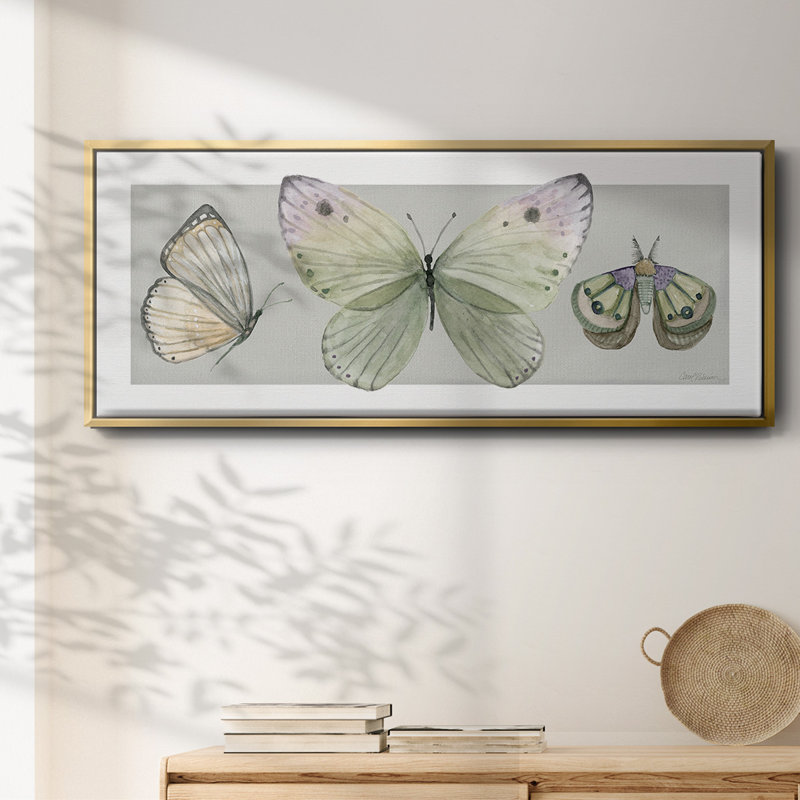 Pretty Insects II- Framed Canvas