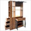 Armoire de rangement avec tablettes multifonctionnelles, organisateur d'entrée en bois moderne pour le couloir et le salon-1263308665