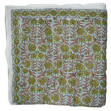Fabdivine Artistic Bedding Quilt Soft Cotton Hand Block Print- Jaipuri Jaal
