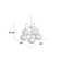 Chamblee 5 - Light Dimmable Modern Linear Chandelier