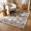 Tapis rectangulaire Kennily avec envers antidérapant-1071605384