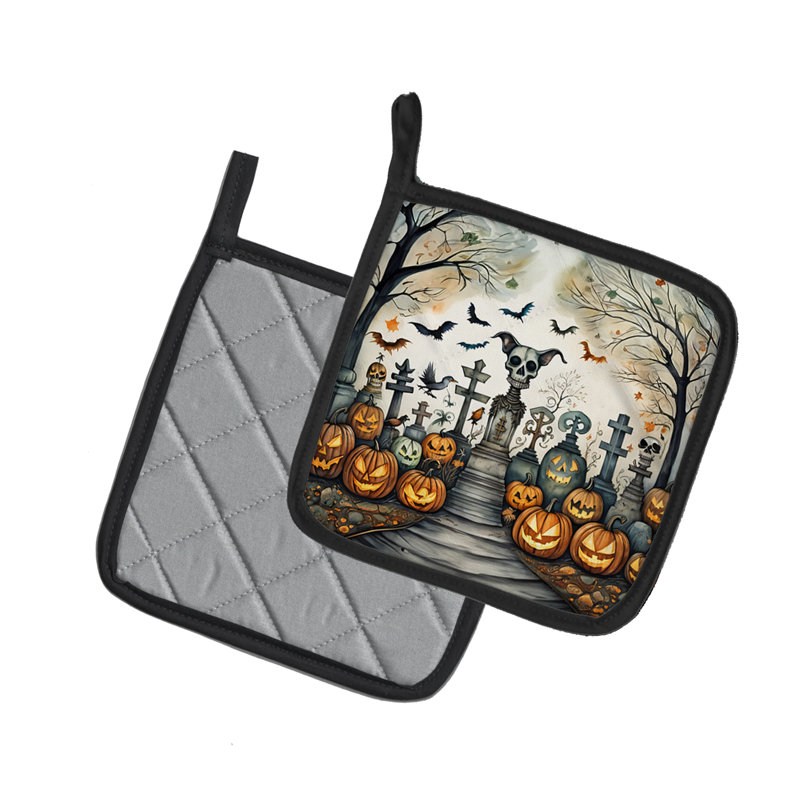 Paire de porte-pots Spooky Halloween