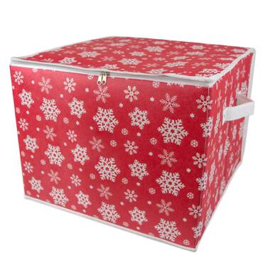 Paper Box Gift Wrap Storage Rebrilliant Color: Red