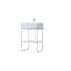 Ensemble de meuble-lavabo simple 25,5 po Tyshianna-2039818325