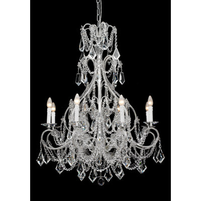 8 - Light Candle Style Empire Chandelier