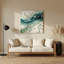 Art mural en métal beige Coastal Coastal Vines-209877009