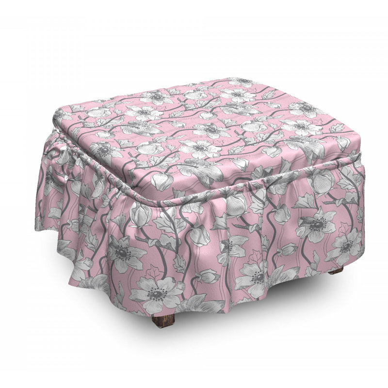 Housse pour repose-pieds botanique douce yoga